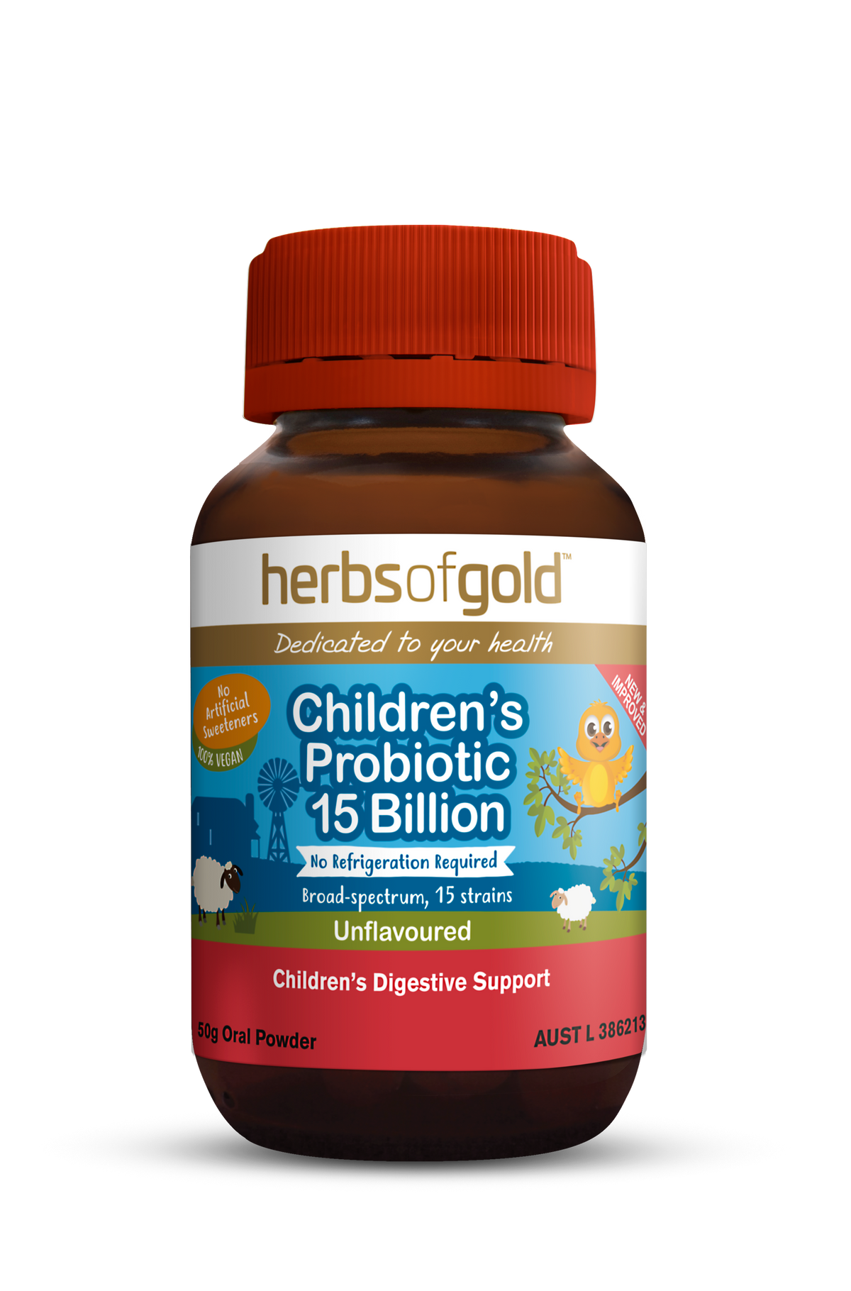 Herbs of Gold - Children's Probiotic 15 Billion