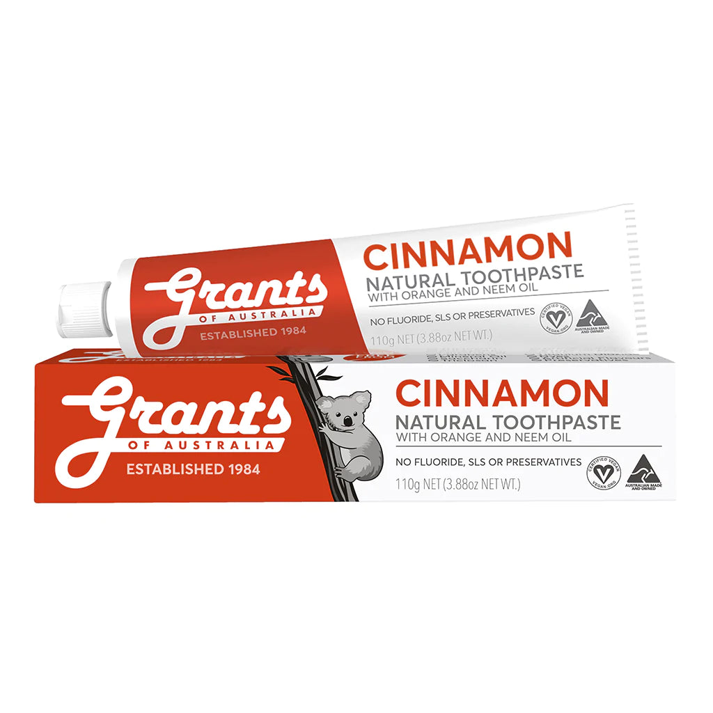 Grants Cinnamon with Orange & Neem Oil Toothpaste