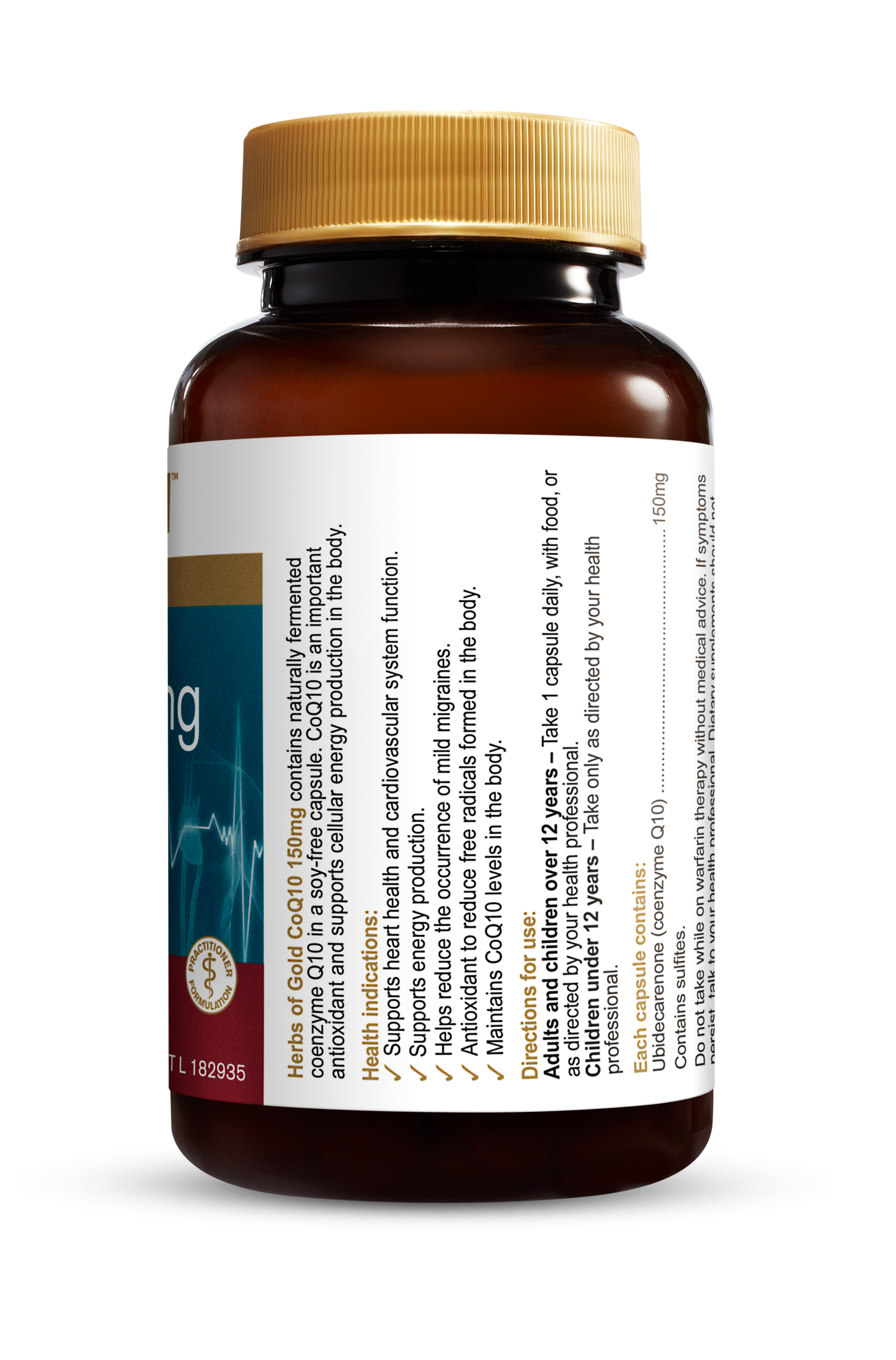 Herbs of Gold - Co Q10 150 Max