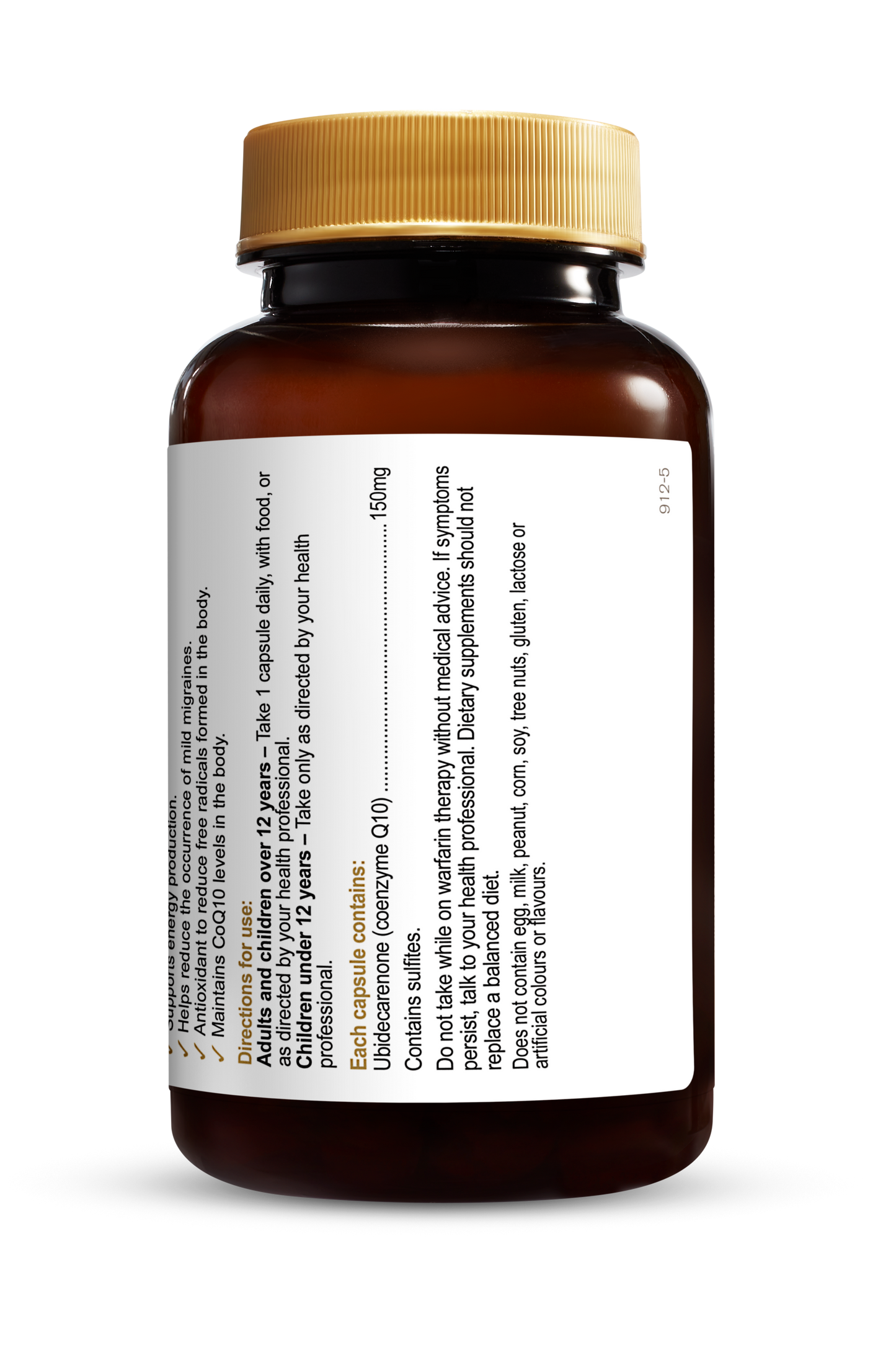 Herbs of Gold - CoQ10 150 Max