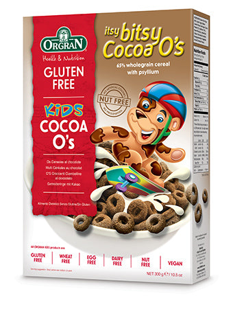 Orgran Itsy Bitsy Cocoa O's Cereal