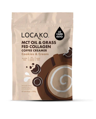 Locako Coffee Creamer MCT & Collagen Cookies and Cream