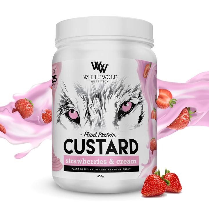 White Wolf Nutrition Plant Protein Custard Strawberries & Cream