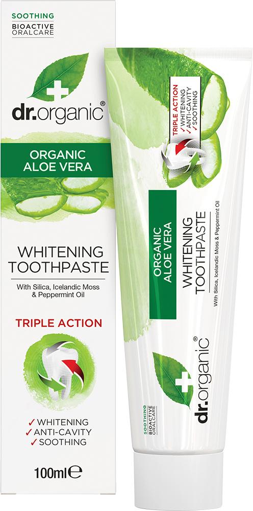 Dr Organic Toothpaste (Whitening) Organic Aloe Vera