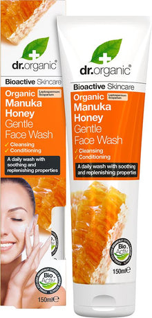 Dr Organic Face Wash Gentle Organic Manuka Honey