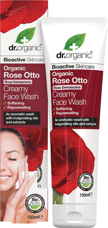 Dr Organic Creamy Face Wash Organic Rose Otto
