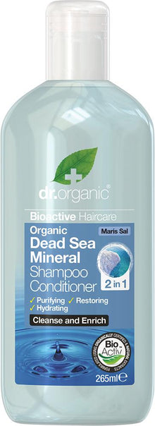 Dr Organic Shampoo Conditioner 2 in 1 Organic Dead Sea Mineral