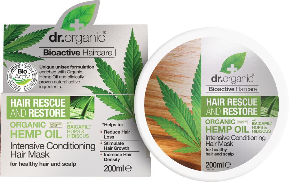 Dr Organic Hair Mask Intensive Conditioning Organic Hemp Oil