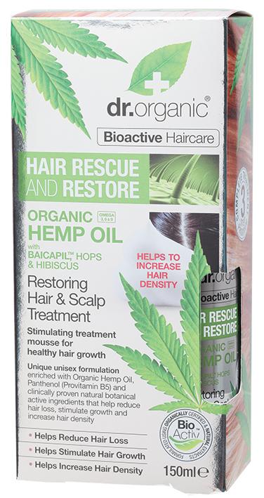 DR ORGANIC Hair & Scalp Treatment Rescue &