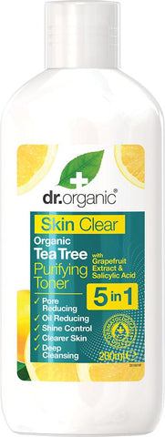 DR ORGANIC Purifying Toner Skin Clear Organic Tea Tree