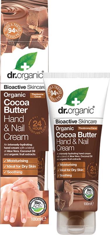 Dr Organic Hand & Nail Cream Organic Cocoa Butter