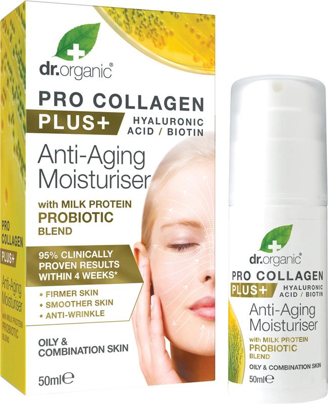 Dr Organic Pro Collagen Plus+ Anti Aging Moisturiser Probiotic