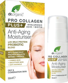 Dr Organic Pro Collagen Plus+ Anti Aging Moisturiser Probiotic