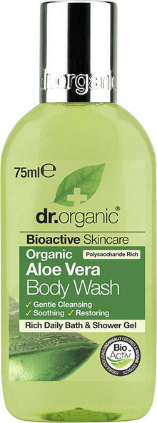 Dr Organic Body Wash (Mini) Organic Aloe Vera