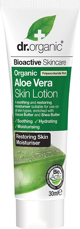 Dr Organic Skin Lotion (Mini) Organic Aloe Vera