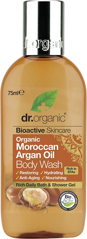 Dr Organic Body Wash (Mini) Organic Moroccan Argan Oil