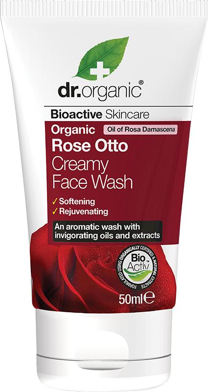Dr Organic Creamy Face Wash (Mini) Organic Rose Otto