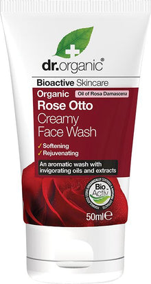 Dr Organic Creamy Face Wash (Mini) Organic Rose Otto