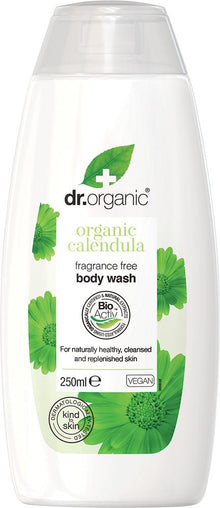 Dr Organic Fragrance Free Body Wash Organic Calendula