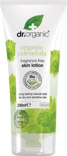 Dr Organic Fragrance Free Skin Lotion Organic Calendula