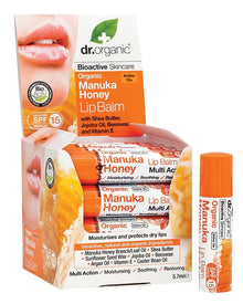 Dr Organic Lip Balm SPF 15 Organic Manuka Honey