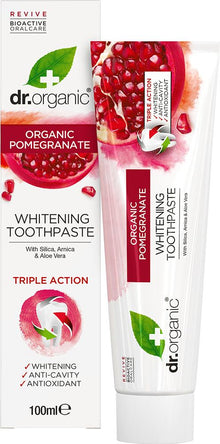 Dr Organic Toothpaste (Whitening) Organic Pomegranate