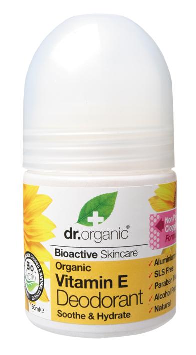 Dr Organic Roll-on Deodorant Organic Vitamin E