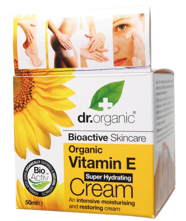 Dr Organic Hydrating Cream Organic Vitamin E