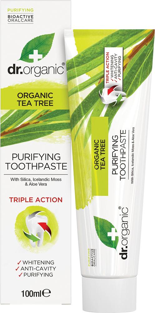 Dr Organic Toothpaste (Purifying) Organic Tea Tree