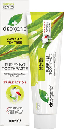 Dr Organic Toothpaste (Purifying) Organic Tea Tree