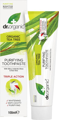 DR ORGANIC Toothpaste (Purifying) Organic Tea Tree