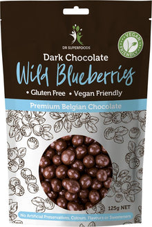 Dr Superfoods Wild Blueberries Dark Chocolate