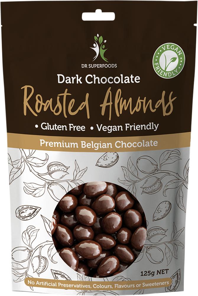 Dr Superfoods Roasted Almonds Dark Chocolate