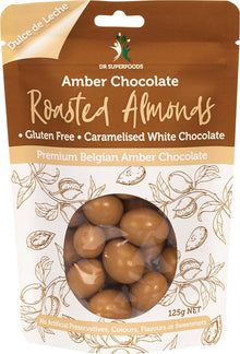 Dr Superfoods Roasted Almonds Amber Chocolate