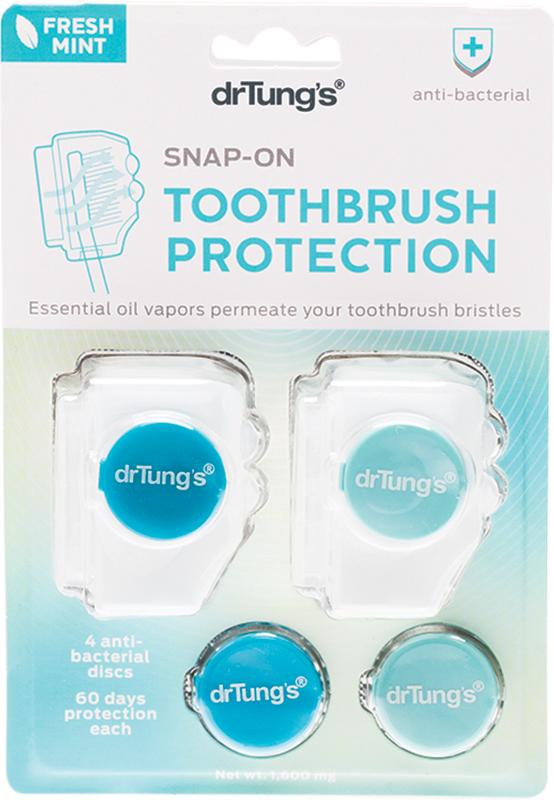 Dr Tungs Toothbrush Protection Includes 2 Refills