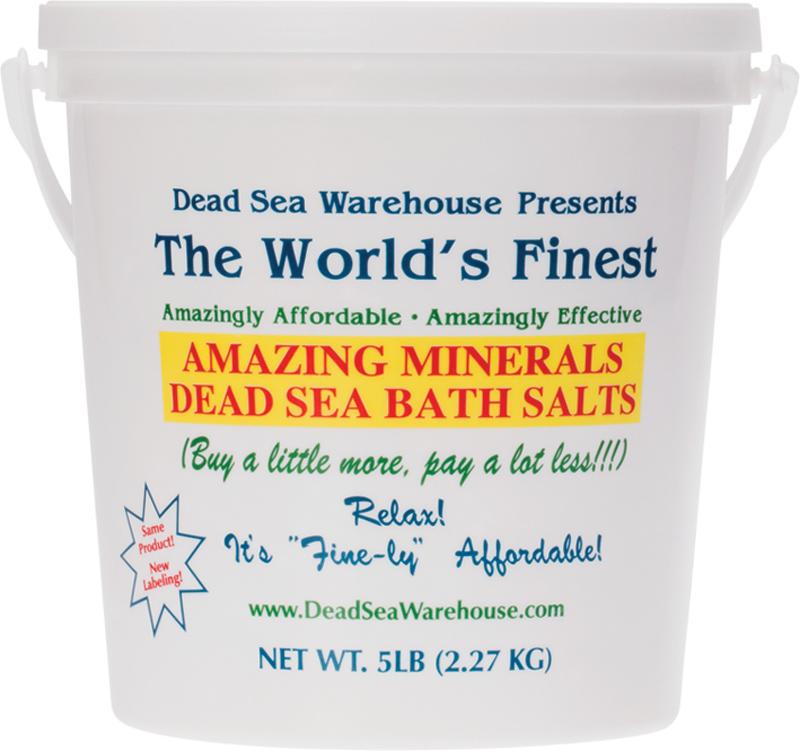 DEAD SEA WAREHOUSE Dead Sea Bath Salts Bucket