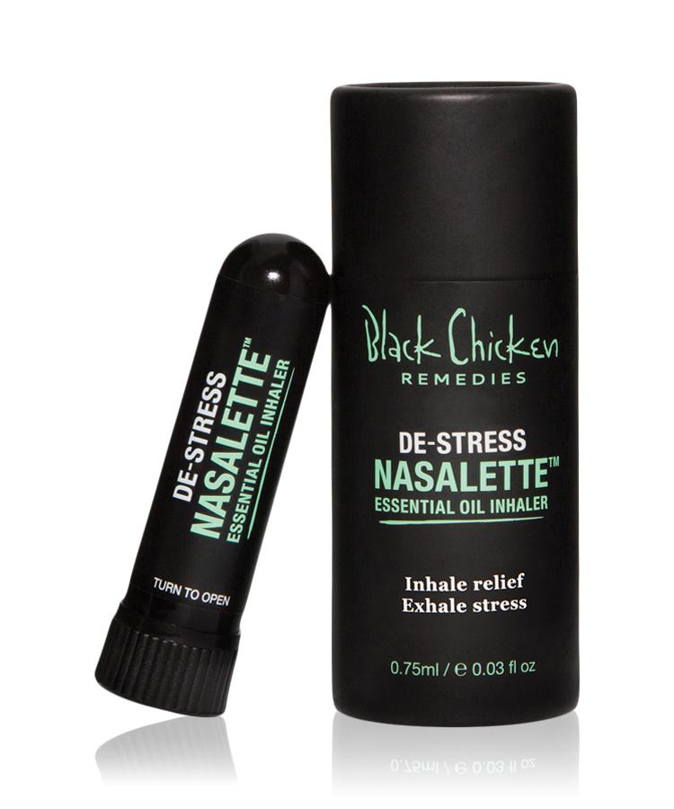 Black Chicken Remedies De-stress Nasalette Essential Oil Inhaler