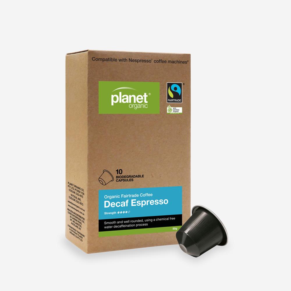 Planet Organic Espresso Decaf Capsules