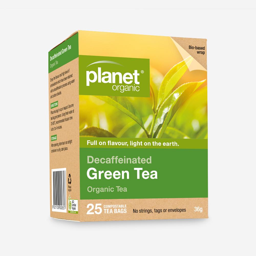 Planet Organic Herbal Tea Green Decaffeinated