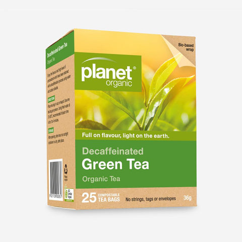Planet Organic Herbal Tea Green Decaffeinated