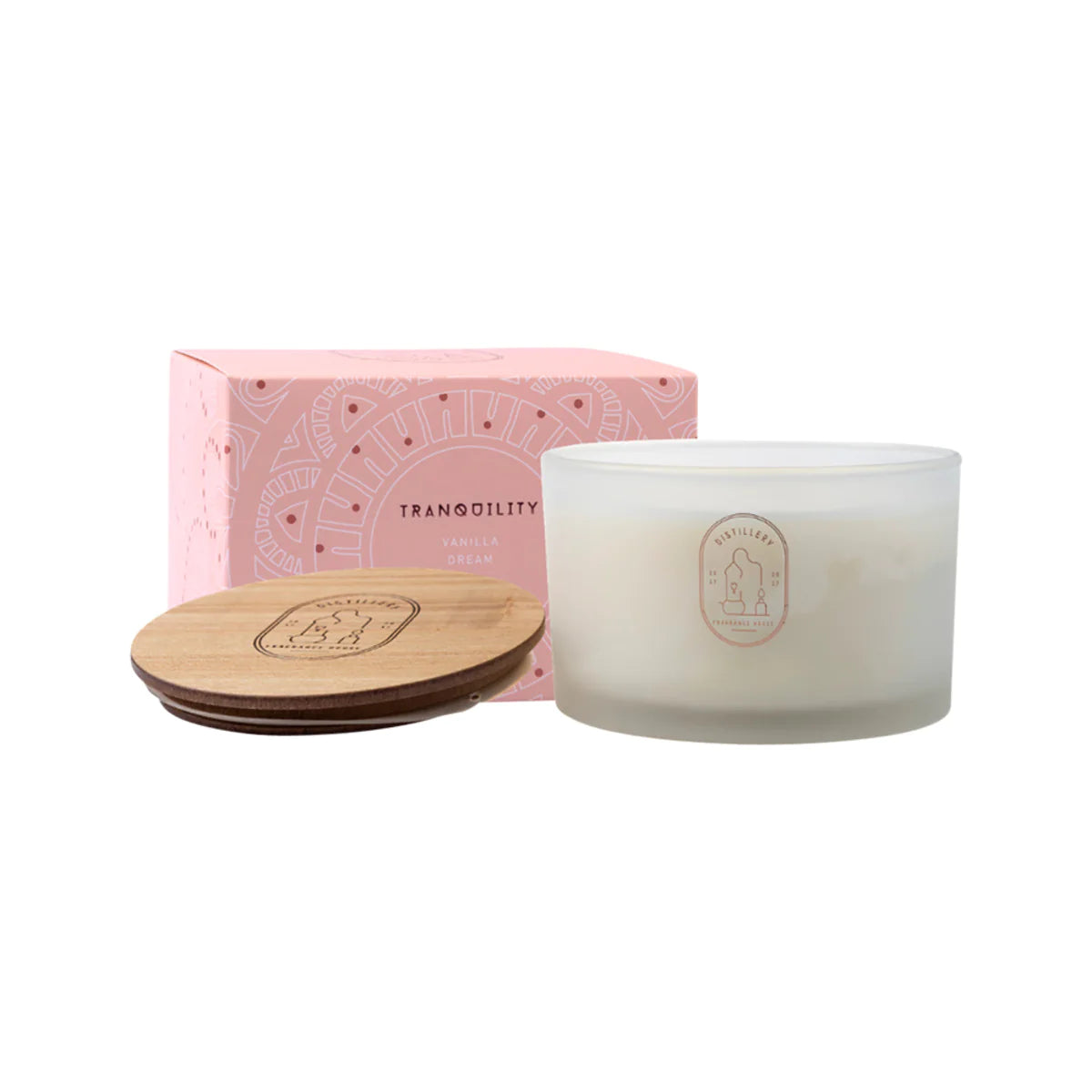 DISTILLERY FRAGRANCE HOUSE Soy Candle Tranquility Vanilla Dream