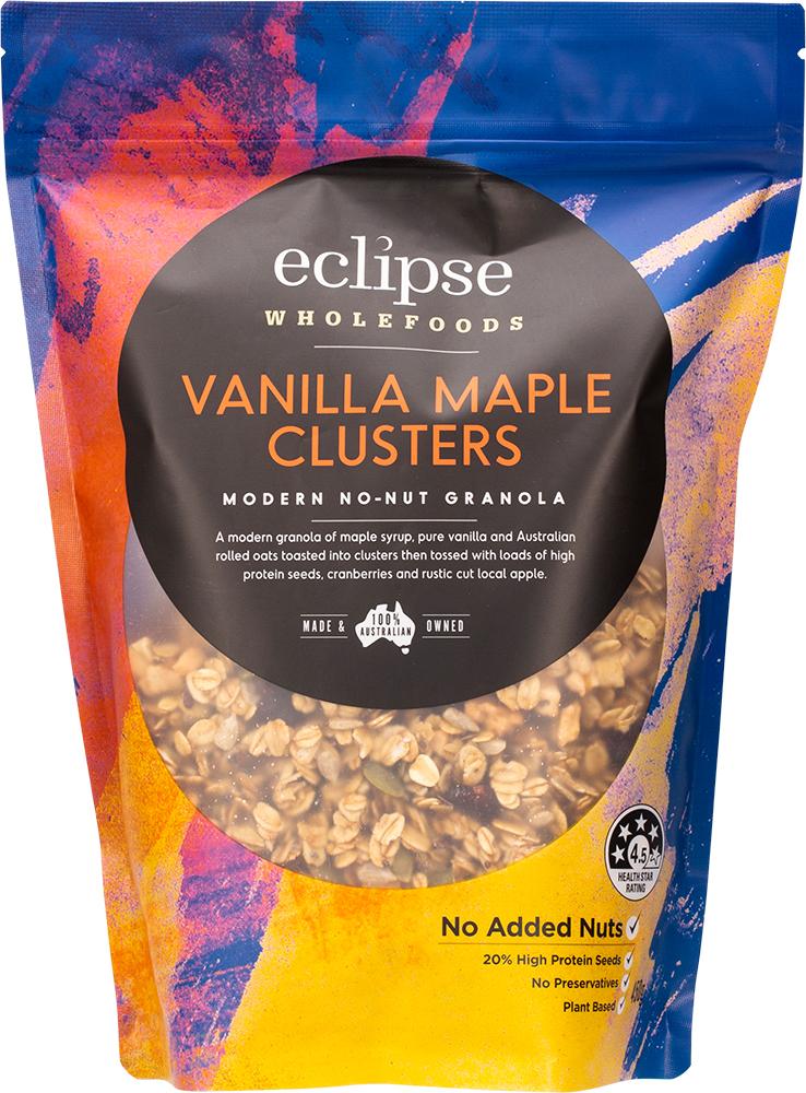 ECLIPSE WHOLEFOODS Modern No-Nut Granola Vanilla Maple Clusters