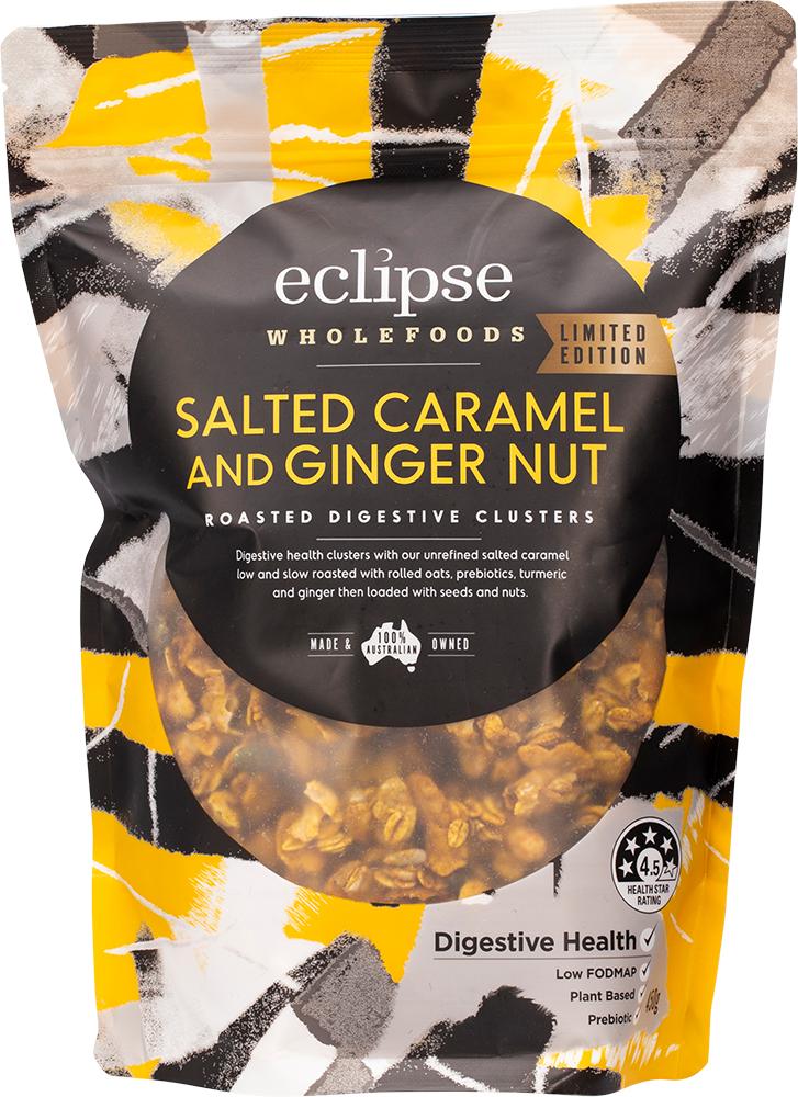 ECLIPSE WHOLEFOODS Digestive Clusters Salted Caramel & Ginger Nut