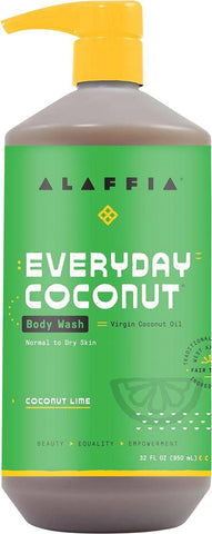 Alaffia Everyday Coconut Body Wash Coconut Lime