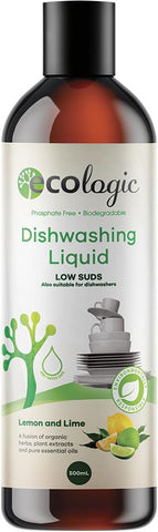 ECOLOGIC Dishwash Liquid Lemon & Lime