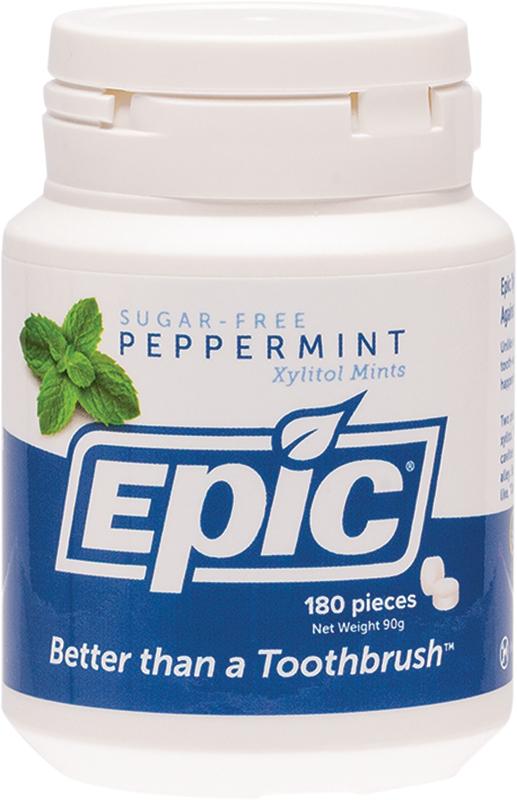 EPIC Xylitol Dental Mints Peppermint