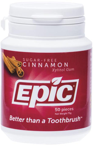 EPIC Xylitol Chewing Gum Cinnamon
