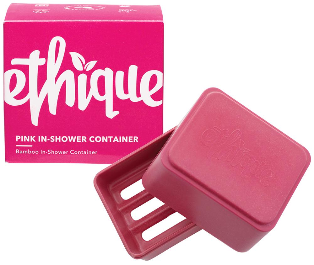 ETHIQUE Bamboo & Cornstarch Shower Container Pink