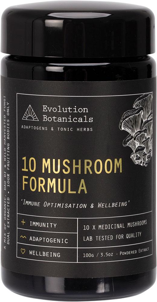 Evolution Botanicals 10 Mushroom Formula Immune & Wellbeing