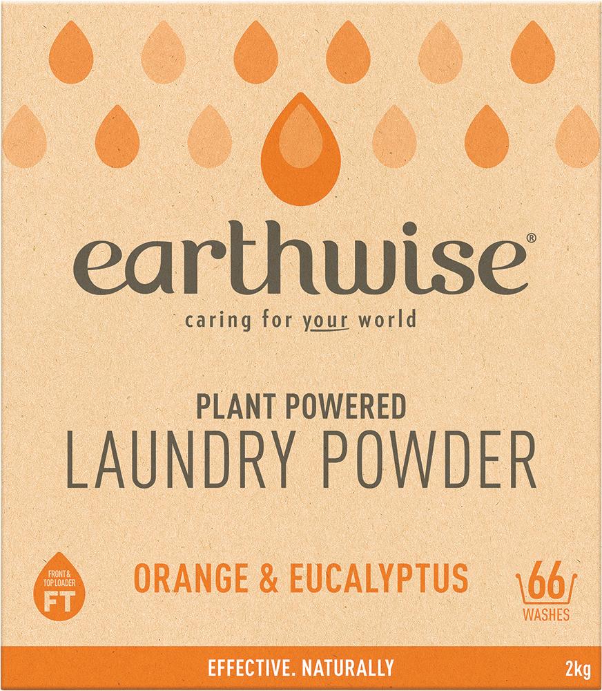 EARTHWISE Laundry Powder Orange & Eucalyptus